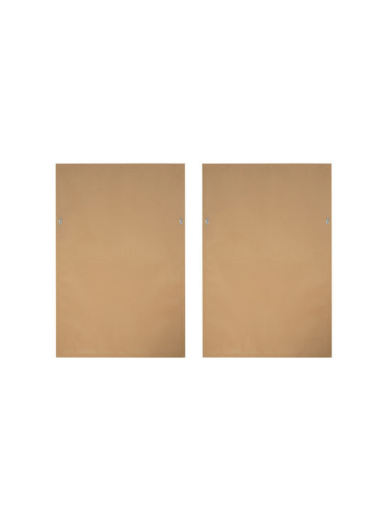 Artekko Canvasia Μπεζ Πίνακες Καμβά Μαύρη Κορνίζα 60x3.6x90 Cm 2pcs 60cm X 3.6cm X 90cm