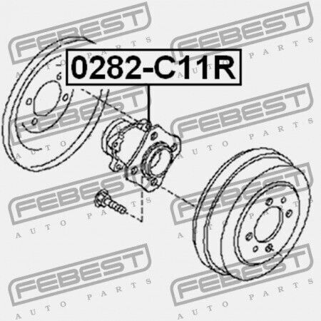 Nissan Tiida Jpn Marke C11 Hintere Radlager 2005.08-2012.06 Gl 43202-ee500