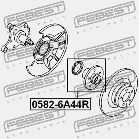 Задна Главина Mazda 6 Wagon Gy 2002-2005 Eu G14v-26-15x