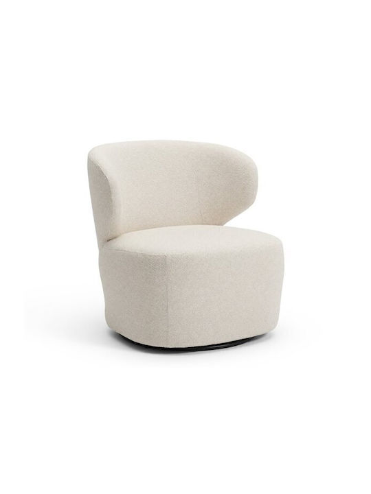Houston 2098 Scaun De Relaxare Rotativ Maro Deschis 75x76x74cm
