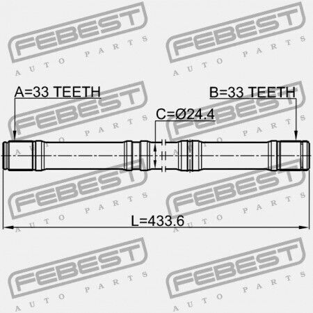 Αριστερό Μισό Άξονα Mitsubishi Asx Ga 2010-2016 3815a539