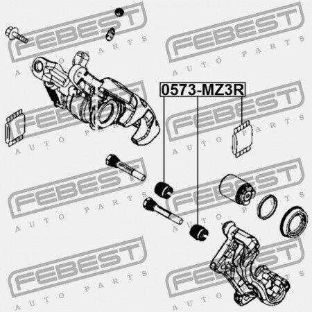 Brake Slip Cover for Mazda 3 Bm 2013-2015 B4y0-26-46za