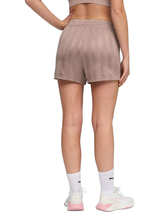 PUMA Women's Activewear Shorts Beige