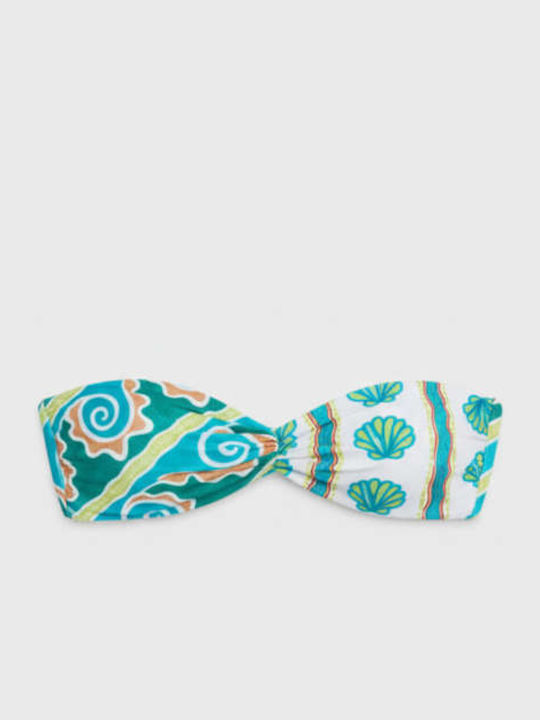 Waves Strapless Bikini Top Πράσινο