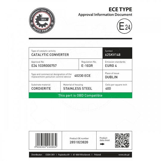 Catalizator Hyundai Tucson Trajet Kia Sportage Ii 2851023820