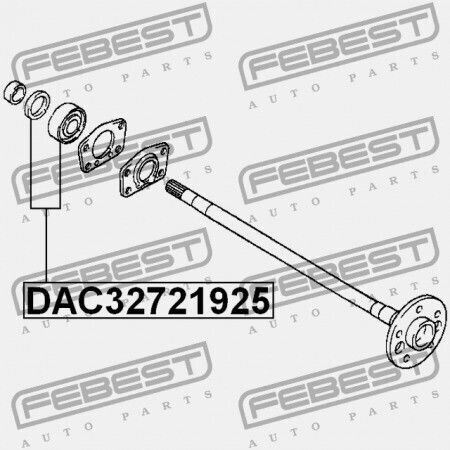 Febest Колесни Лагери За Daihatsu Terios