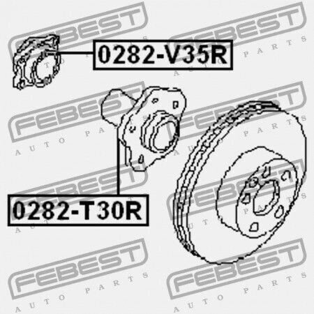 Febest Rulmenți De Roți Pentru Nissan 350Z