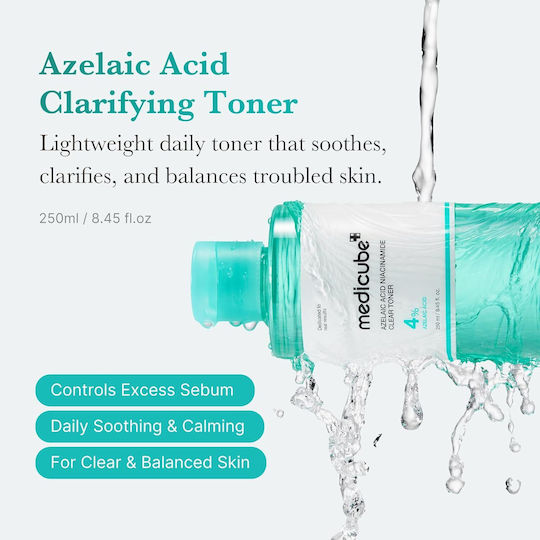 Medicube Azelaic Acid Niacinamide Clear Lotion Τόνωσης Προσώπου με Centella Asiatica, Ceramides & Νιασιναμίδη 250ml