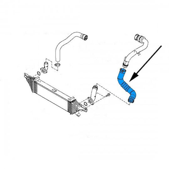 Intercooler Hose Nissan Qashqai Qashqai Plus 2 I 14463BB50A