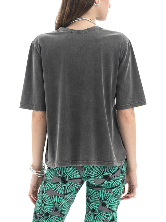 Four Minds Bluza Damă Oversized Gri Four Minds Bluza Damă Oversized Gri