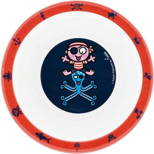 Laken Feeding Set Piratikis Made of Plastic 5 Pieces