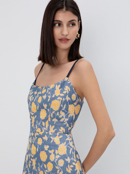 Καλοκαιρινό Mini Φόρεμα για Γάμο / Βάπτιση Floral