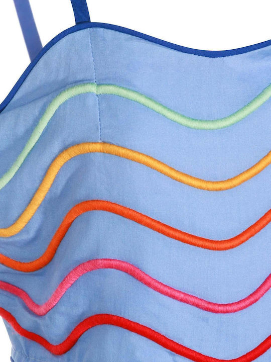 Καλοκαιρινό Midi Φόρεμα Multicolor