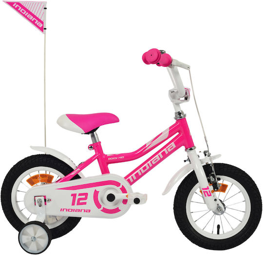 Indiana Roxy 12" Bicicletă Copii BMX Roz