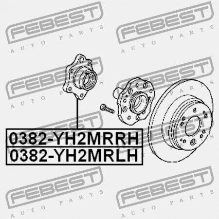Punte Spate Stângă Honda Element Yh1 2003-2006 Us 42201-scv-a12