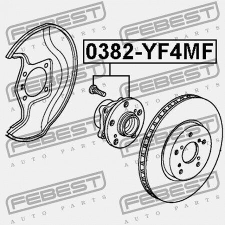 Honda Pilot YF4 Front Hub 2009-2014 GN 44300-STX-A01