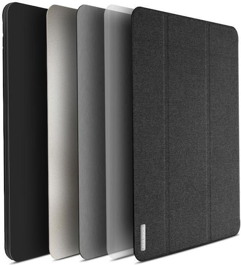 Tablet Case Dux Ducis Domo Series Horizontal Flip Magnetic TPU + PU Leatherette Triple Stand & Pen Holder iPad Pro 12.9 Inch 2017 Black