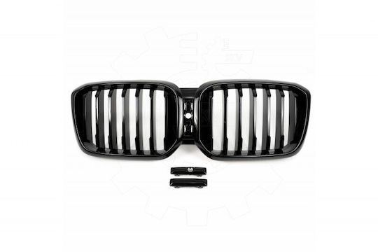Mască Radiator BMW X3 G01 Facelift Completă Stângă Sau Dreaptă Grilă Simplă Neagră Lucioasă 51139881906