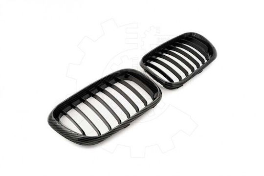 Μάσκα Ψυγείου Bmw X5 E53 Σετ Αριστερή Ή Δεξιά Μονή Λωρίδα Ανθρακί 51137113733