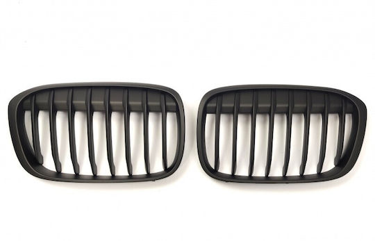BMW X1 F48 2015.06 Ματ Μαύρες Auto Dekorative Masken Set 2 Τεμ