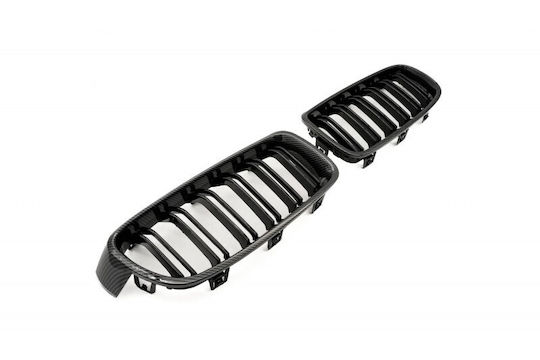 Capot Motor Dublă Bandă Din Fibră De Carbon BMW 3 F30 51137255411