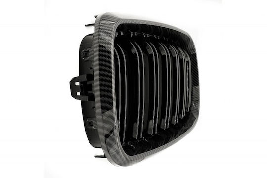Kappe Für Motorhaube Doppelstreifen Kohlefaser BMW X5 F15 51712334708