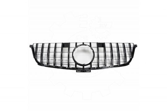 SKV Auto Dekorative Maske GTR Schwarz Glänzend Mercedes M-Klasse W166 2013-2015 A166880098590