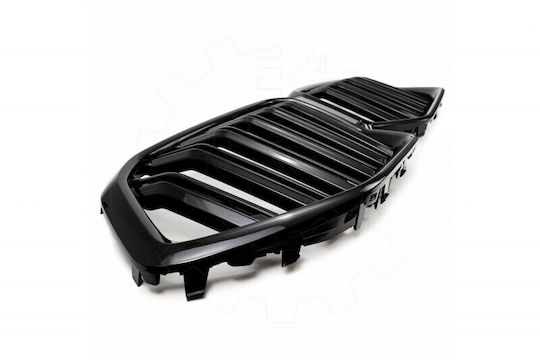 Mască Radiator BMW X6 G06 Set Stânga Sau Dreapta Dublă Bandă Neagră Lucioasă 51138745303