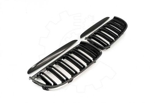 BMW Ψυγείου Μάσκα 3 E90 Σετ Αριστερή Ή Δεξιά Διπλή Γρίλια Ανθρακί