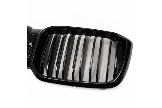 Μάσκα Ψυγείου Bmw X3 G01 Facelift Πλήρες Σετ Αριστερή Ή Δεξιά Διπλή Γρίλια Μαύρη Γυαλιστερή 51139881906