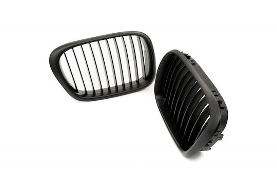 Kappe Für Motorabdeckung Monostripes Schwarz Matt Für BMW 5 E39 51132497261