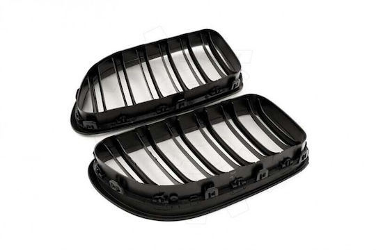 Mască Radiator BMW 6 F06/F12 Set Stânga Sau Dreapta Dublă Bandă Negru Mat 51712297592