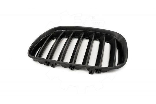 Mască Radiator BMW X5 E53 Facelift Set Stânga Sau Dreapta Bandă Unică Neagră Mat 51137124815