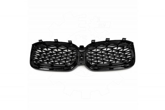 Bmw X3 G01 Facelift Left or Right Diamond Black Glossy Cooling Mask Set