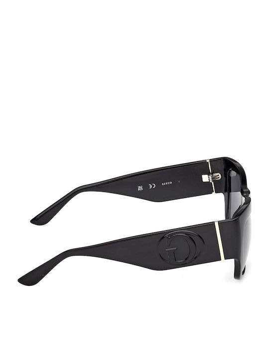 Guess Unisex Sonnenbrillen mit Schwarz Schildkröte Horn umrandet und Gray Gläser GU00252 01A