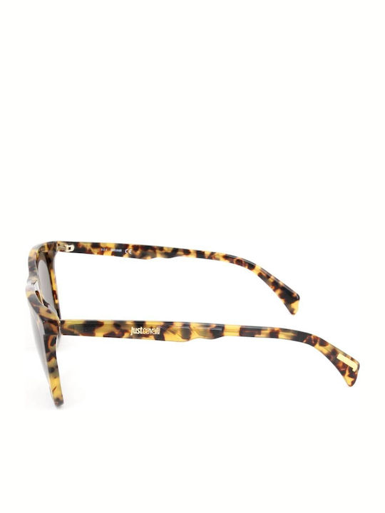 Just Cavalli 837 56N Women's Sunglasses with Brown Tartaruga Plastic Frame and Green Lens JC837S 56N