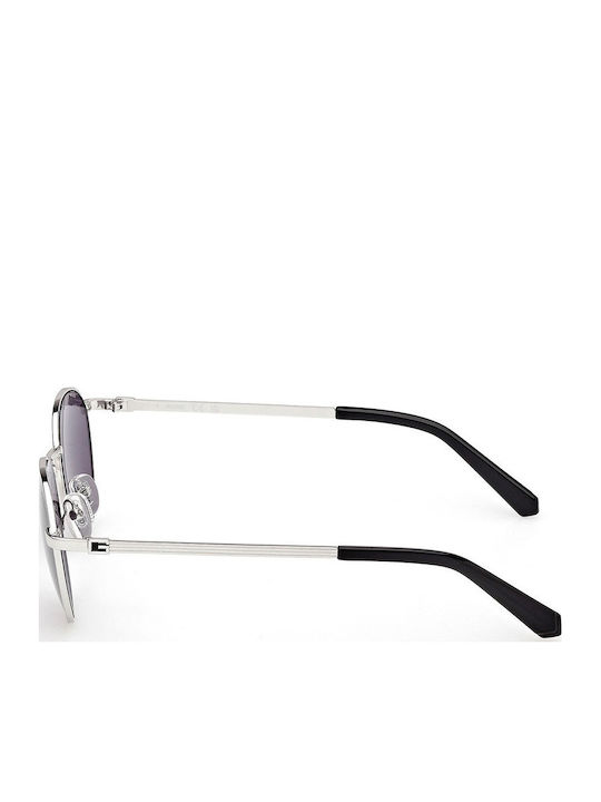 Guess Unisex Ochelari de soare cu Argintiu Cadru și Argintiu Oglindă Lentilă