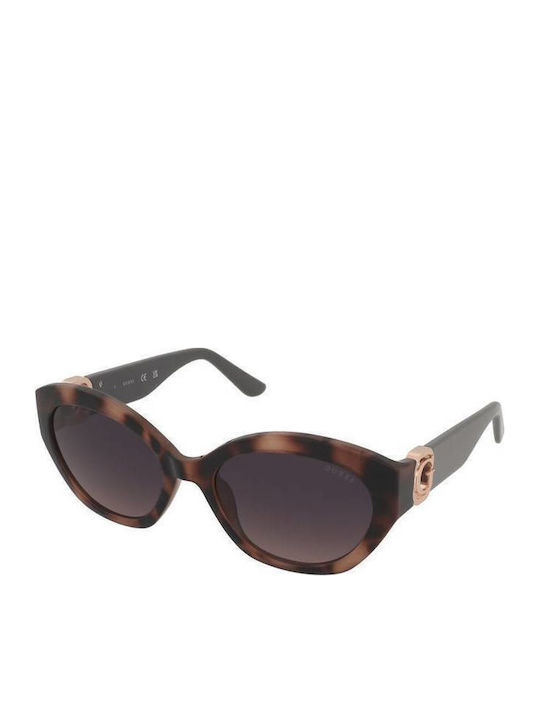 Guess Ochelari De Soare Pentru Femei Cu Ramă Neagră Tartarugă Din Plastic Și Lentile Gri Degrade GU00104 55B