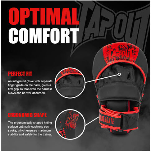 Tapout Kampfsportziele Schild Schwarz