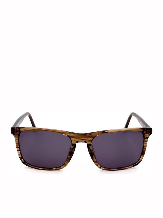 Rodenstock Unisex Sunglasses With Brown Frame And Gray Lens R3288