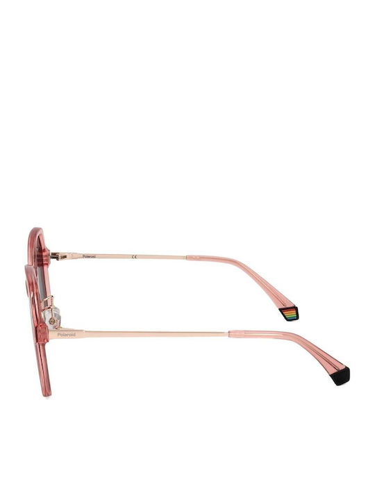 Polaroid Ochelari De Soare Pentru Femei Cu Ramă Roz Și Lentile Gri Polarized PLD6177/G/S 35JM9