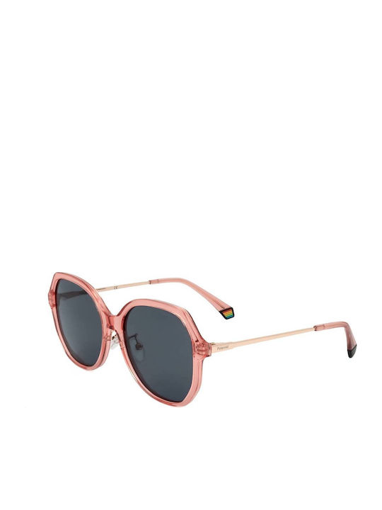 Polaroid Ochelari De Soare Pentru Femei Cu Ramă Roz Și Lentile Gri Polarized PLD6177/G/S 35JM9