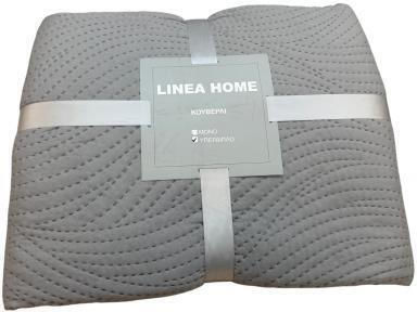 Linea Home Peak Κουβερλί Υπέρδιπλο Γκρι 220x240cm