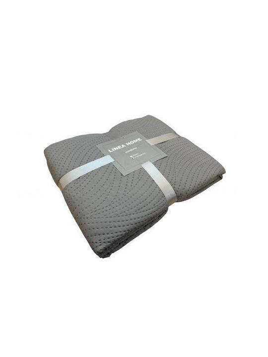Linea Home Peak Coverlet Double Gray 220x240cm