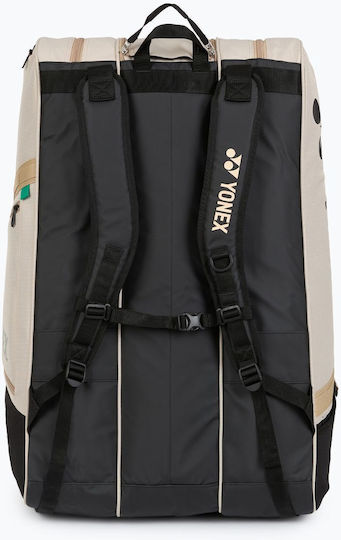 Yonex Tennistasche Schulter-/Handtasche Tennis 12 Schläger Beiges
