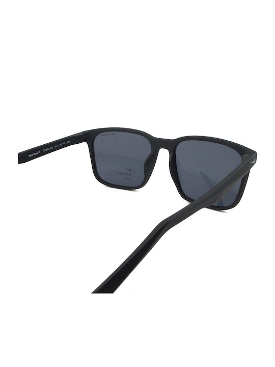 Nike Men's Sunglasses with Black Plastic Frame and Gray Polarized Lens FD1849-013
