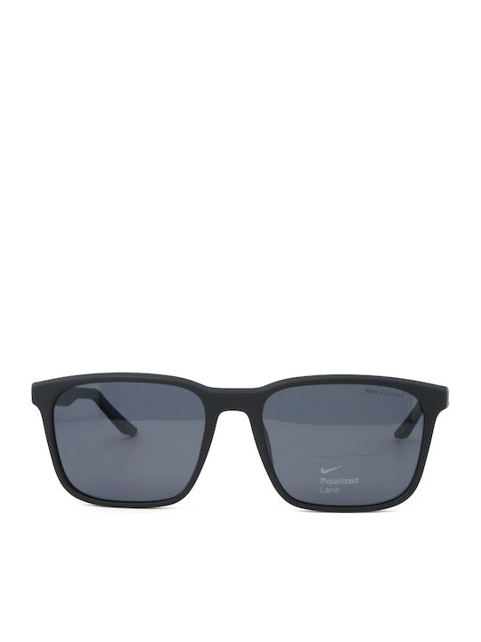 Nike Men's Sunglasses with Black Plastic Frame and Gray Polarized Lens FD1849-013
