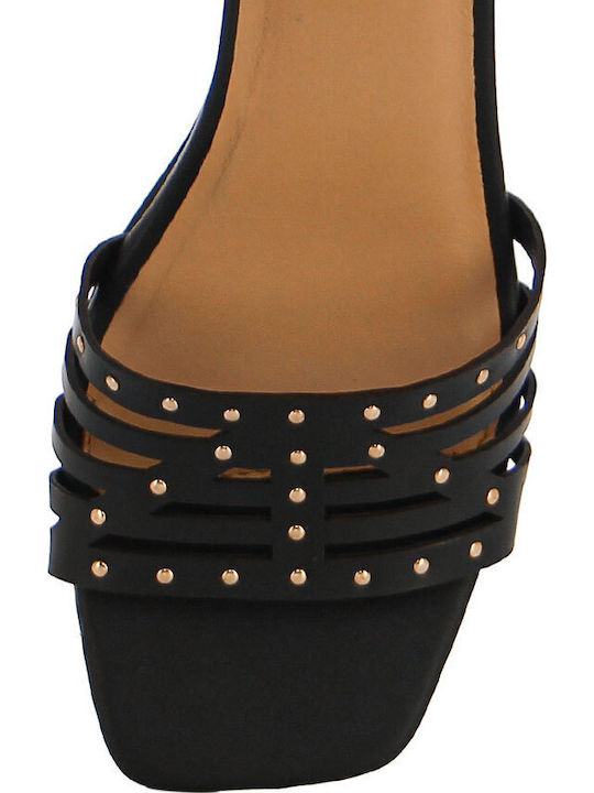 Leather Black Sandals