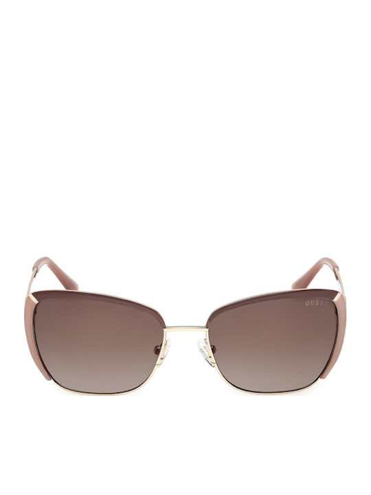 Guess Women's Sunglasses with Burgundy Frame and Brown Gradient Lens GU00218 59F