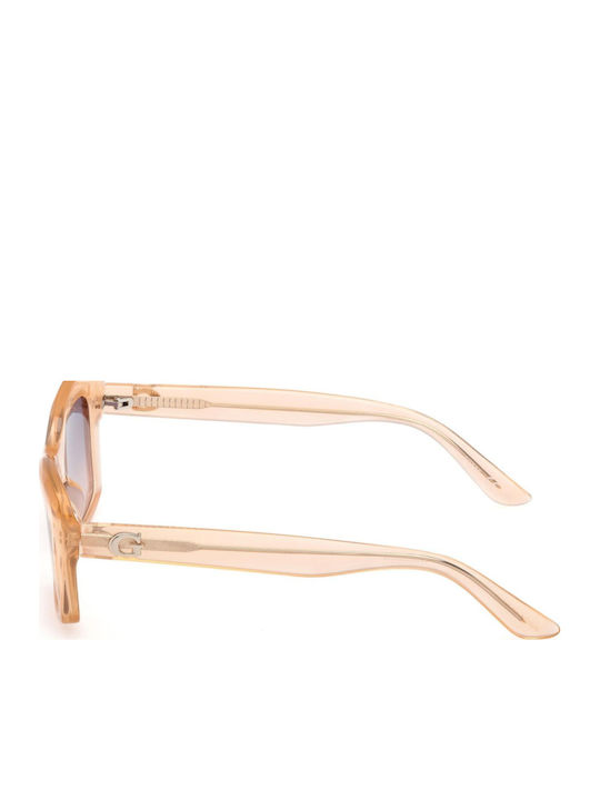 Guess Ochelari De Soare Pentru Femei Cu Ramă Neagră Din Plastic Și Lentile Violet Degrade GU00195 44Z